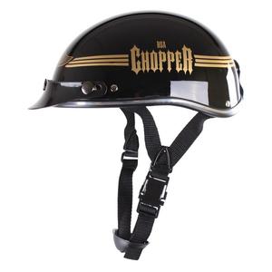 Motorhelm braincap RSA Skull zwart glanzend