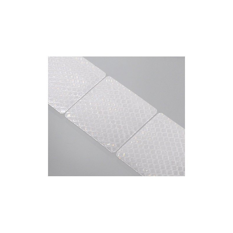 Samolepící páska reflexní dělená 1m x 5cm bílá