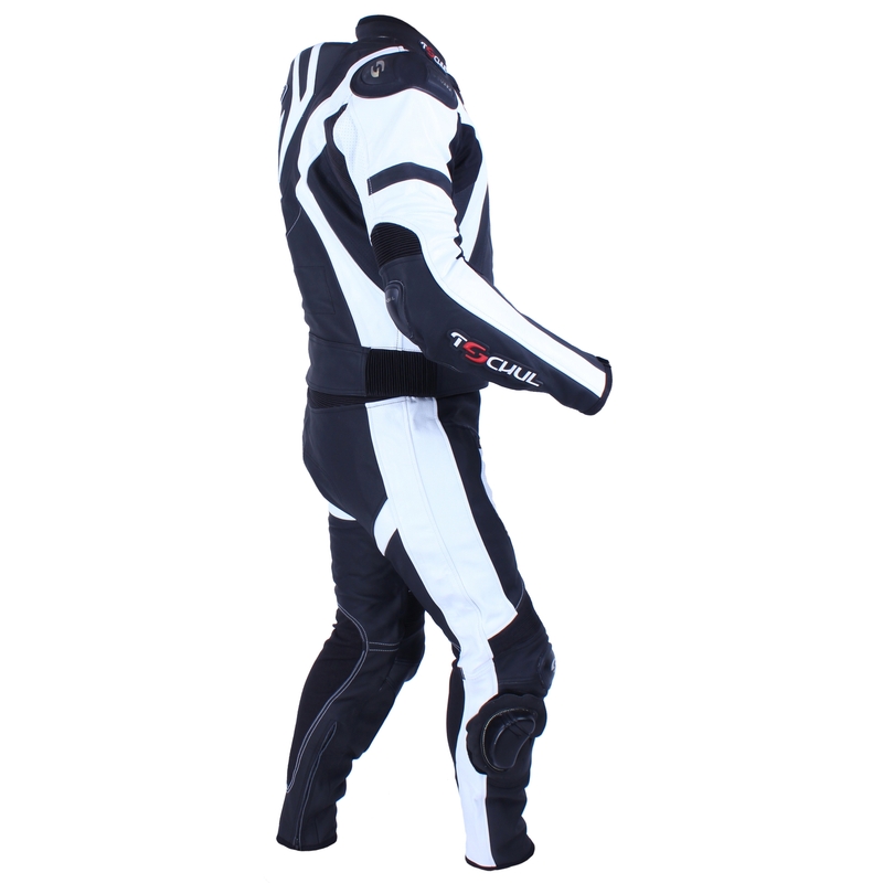 Tschul 737 Vintage zwart-witte jumpsuit voor heren uitverkoop