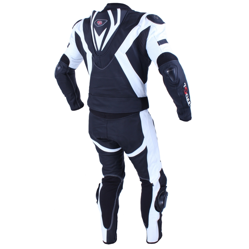 Tschul 737 Vintage zwart-witte jumpsuit voor heren uitverkoop