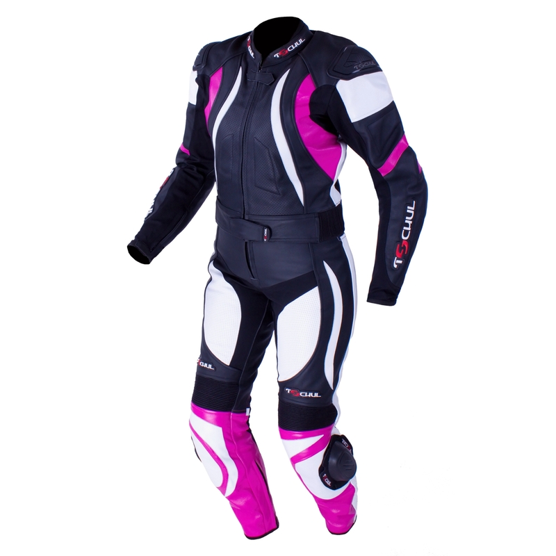 Damesjumpsuit Tschul 546 zwart-wit-roze uitverkoop