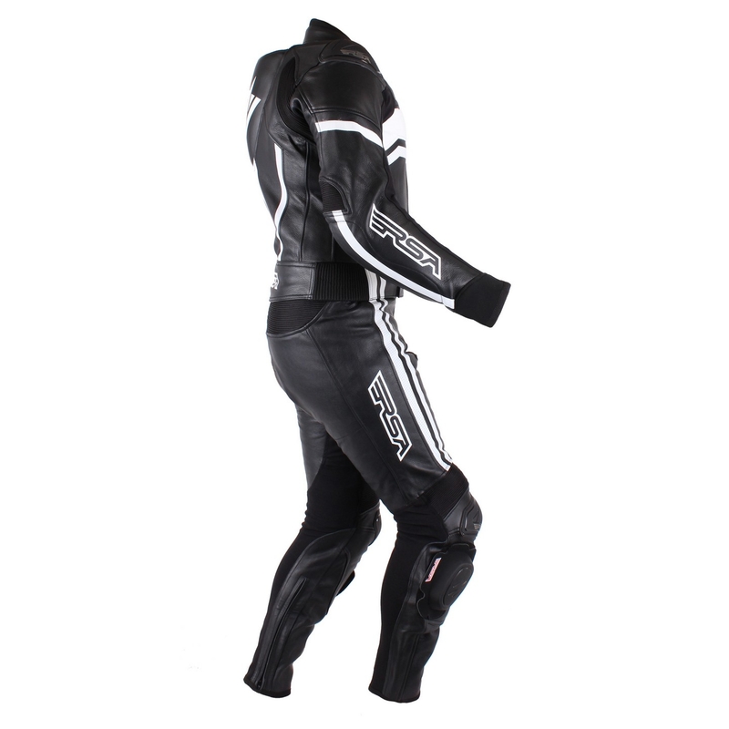 Pánská kombinéza na motorku RSA Virus černo-bílá výprodej