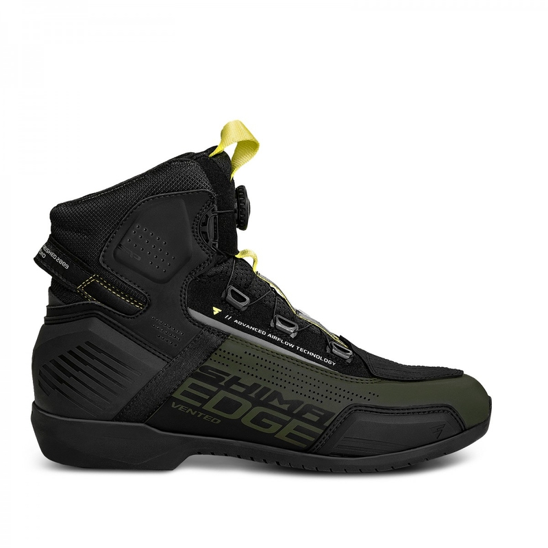 Shima Edge Vent Khaki Motorlaarzen