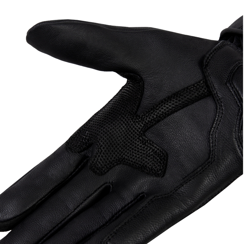 Ozone Rookie II motorhandschoenen zwart uitverkoop