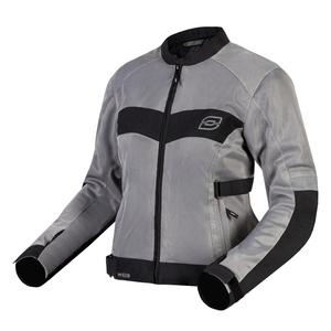 Damesjas Ozone Dart Motorfiets Zilver en Zwart uitverkoop