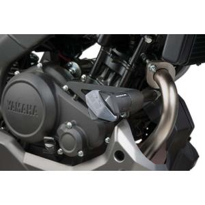 Pádové protektory rámu PUIG R12 černý s šedou gumou