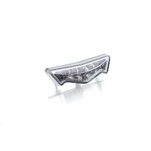 Zadní brzdové světlo PUIG SMILE II (83 x 20 mm) čiré sklíčko s osvětlením SPZ