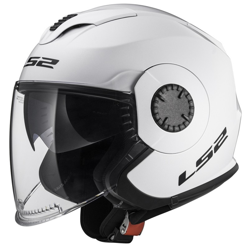 Open helm LS2 OF570 Verso glanzend wit