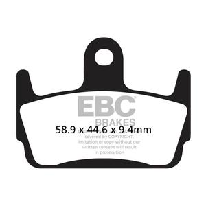 Brzdové destičky EBC
