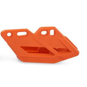 Vodítko řetězu - univerzální vnější díl vodítka POLISPORT PERFORMANCE oranžová KTM