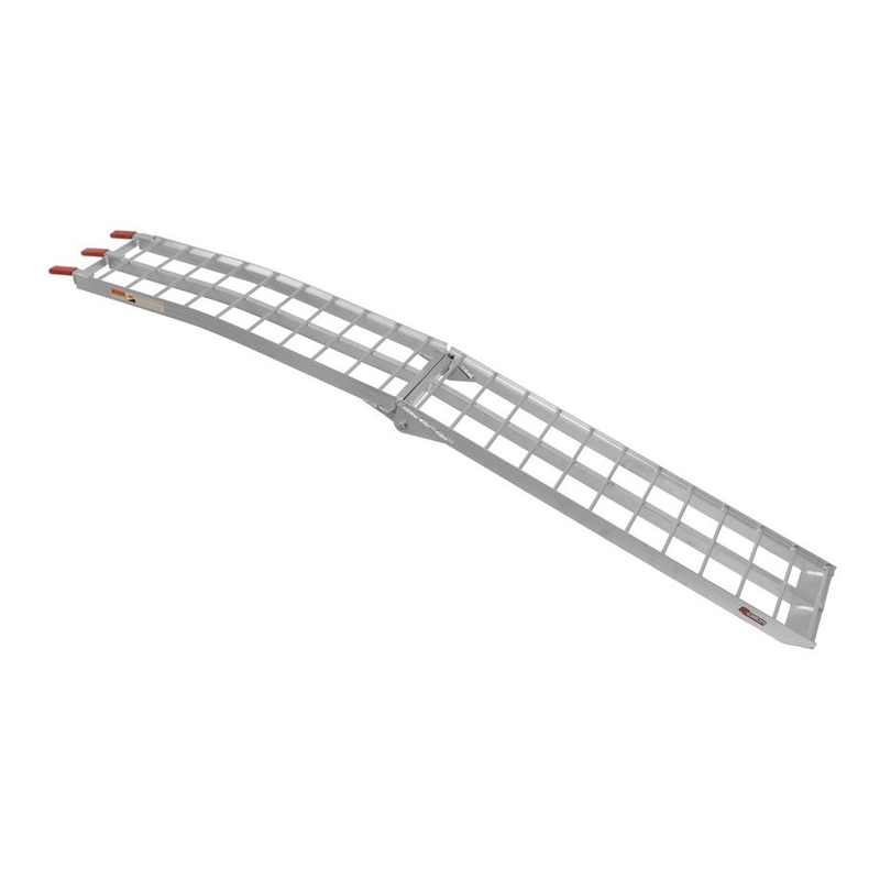 Opvouwbare brede oprijplaat MX Q-TECH aluminium