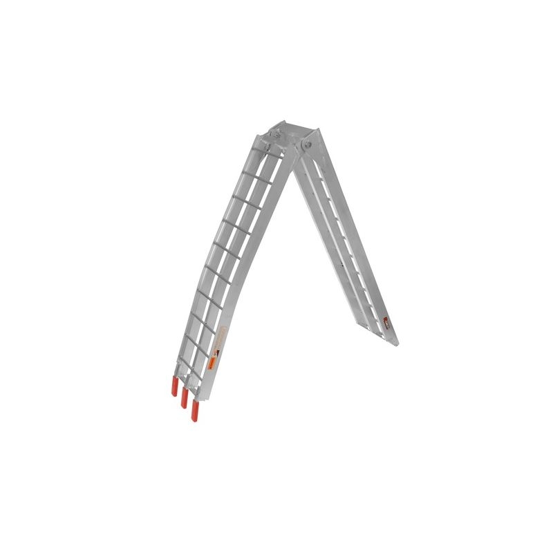 Opvouwbare smalle oprijplaat MX Q-TECH aluminium