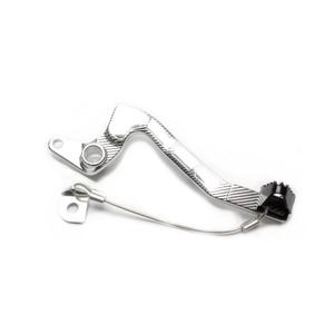 Brzdový pedál MOTION STUFF silver body, black steel fixed tip Steel Fixed Tip