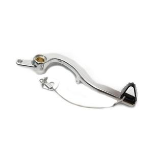 Brzdový pedál MOTION STUFF silver body, black steel fixed tip Steel Fixed Tip