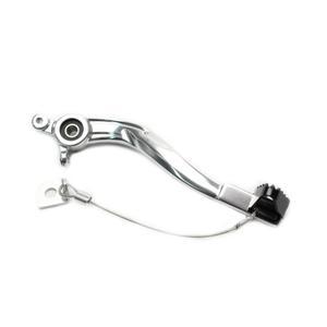 Brzdový pedál MOTION STUFF silver body, black steel fixed tip Steel Fixed Tip
