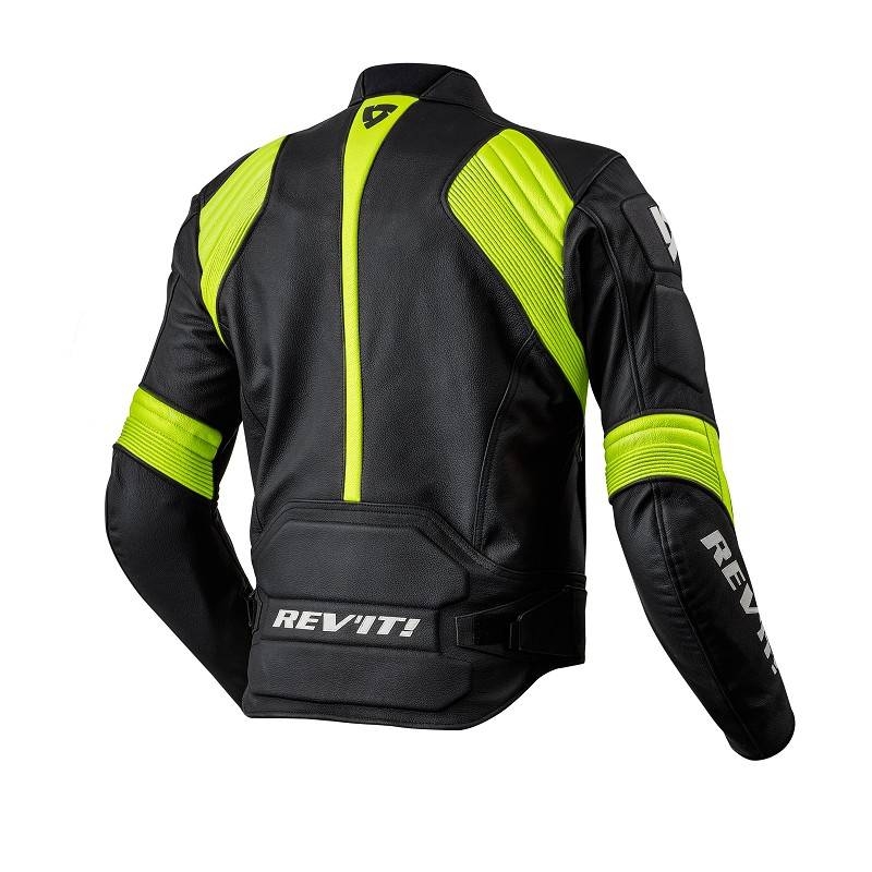 Bunda na motorku Revit Masaru černo-fluo žlutá