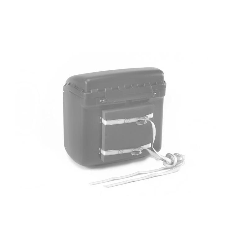 Vrchní kufr PUIG MAXI BOX červená with lock and attached with straps