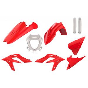 Sada plastů POLISPORT enduro Red/White