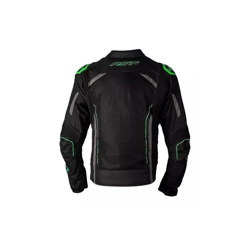 Bunda na motorku RST S1 MESH CE černo-šedo-fluo zelená výprodej