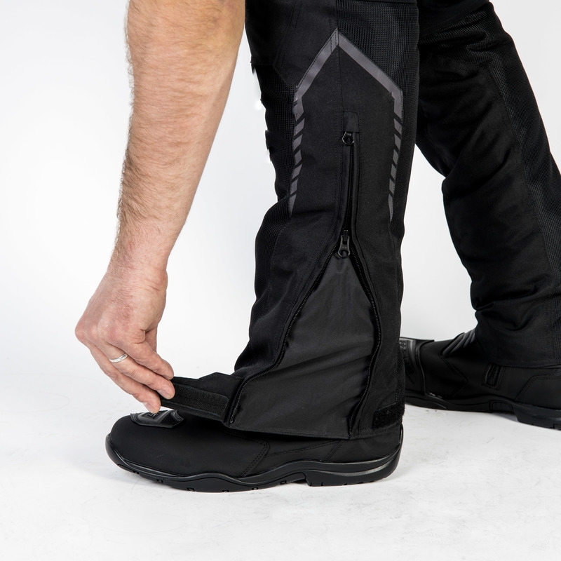 Ozone Flow Zwarte Motorfietsbroek uitverkoop