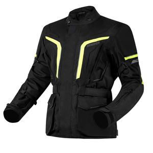 Motorjas Ozone Sahara zwart-fluogeel uitverkoop