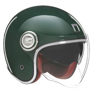 Open motorhelm NOX PREMIUM Heritage groen