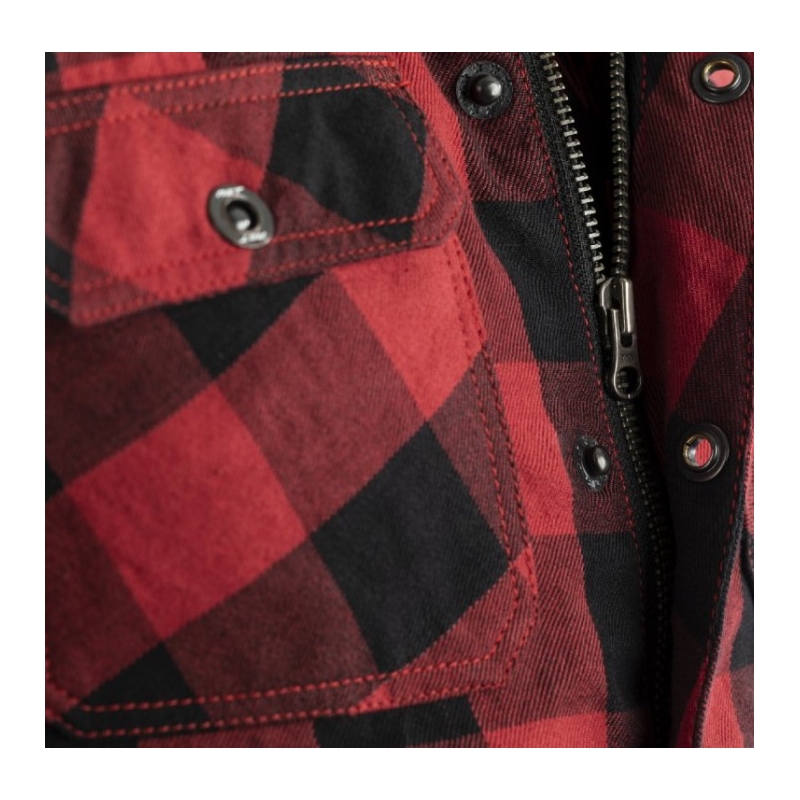 Košile na motorku RST X Lumberjack CE černo-červená výprodej
