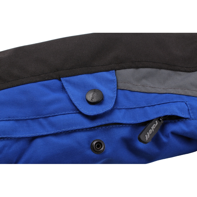 Roleff Liverpool zwart en blauw motorjack