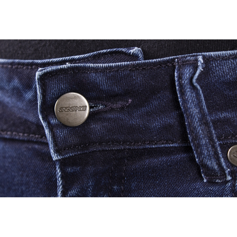 Dames motorjeans Ozone Agness II blauw