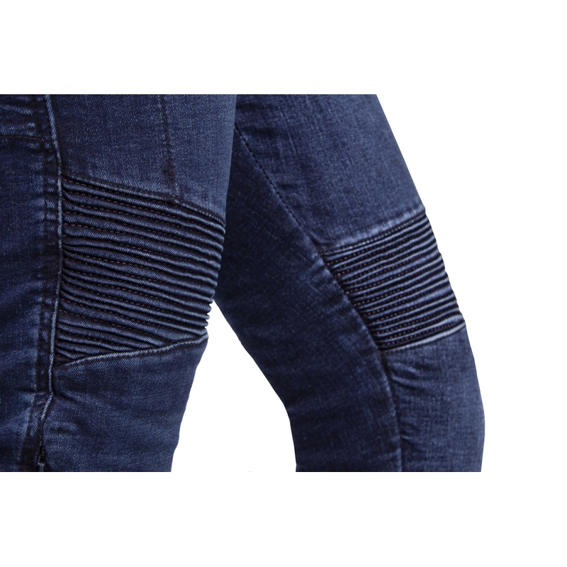 Dames motorjeans Ozone Agness II blauw