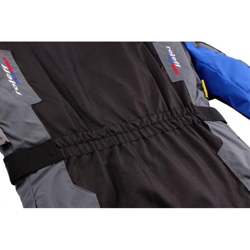 Roleff Liverpool zwart en blauw motorjack