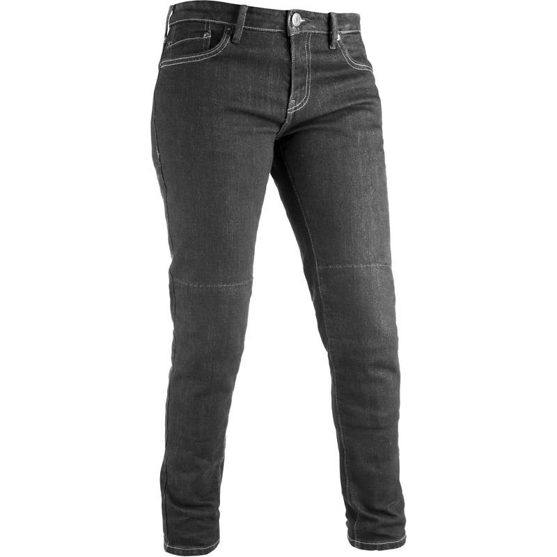 Dámské jeansy na motorku Oxford Original Approved Jeans Slim fit černé výprodej