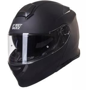 Street Racer SR V1 motorhelm zwart mat