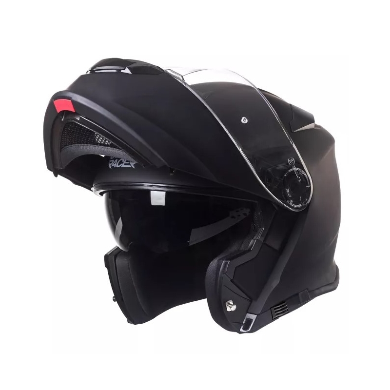 Street Racer SR V1 motorhelm zwart mat