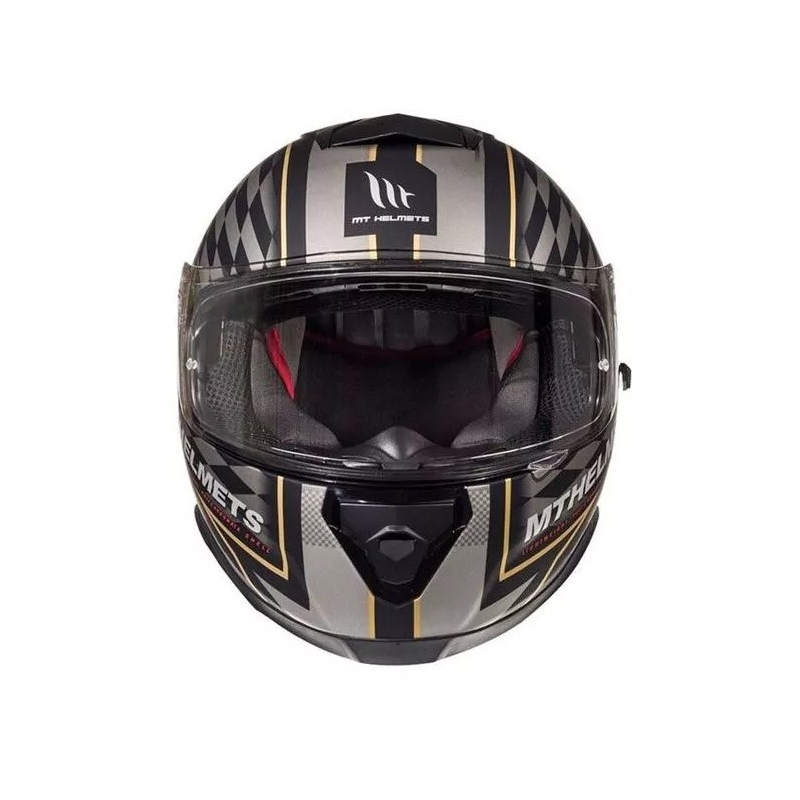 MT Thunder 3 SV eiland van de mens zwart en zilver integraal motorhelm uitverkoop