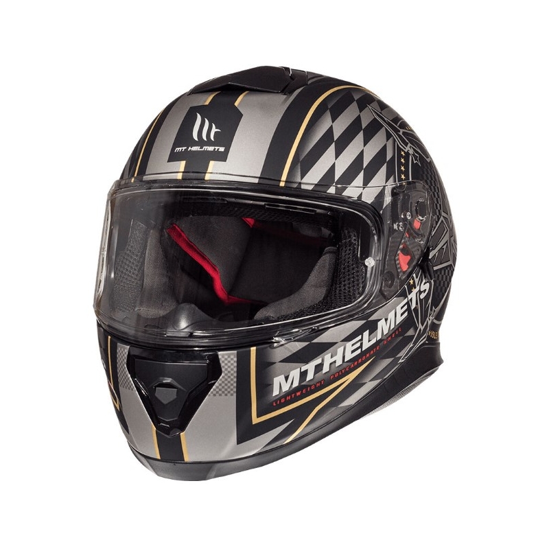 MT Thunder 3 SV eiland van de mens zwart en zilver integraal motorhelm uitverkoop