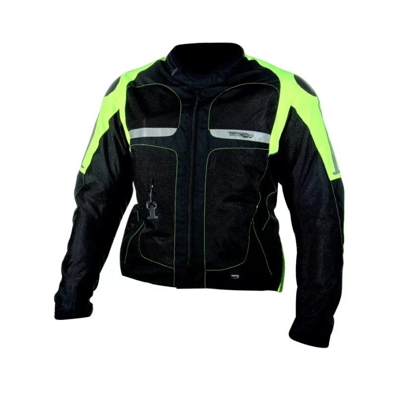 Airbagjas HELITE Geventileerd zwart-fluogeel