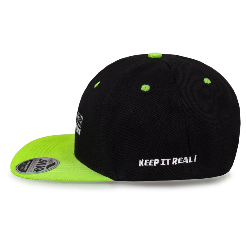 Wheelie cap zwart-groen uitverkoop