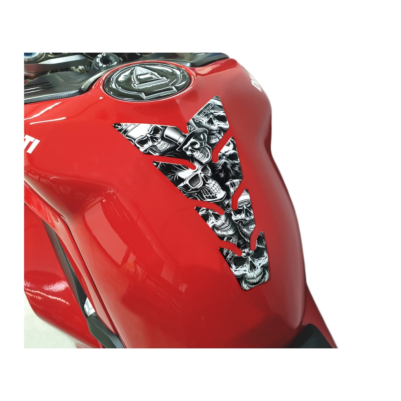 Brandstoftanksticker afdrukken - Max Skulls1