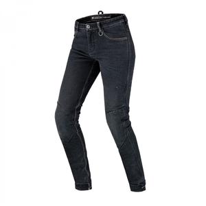 Damesjeans Shima Devon zwart verlengd voor motorfiets uitverkoop