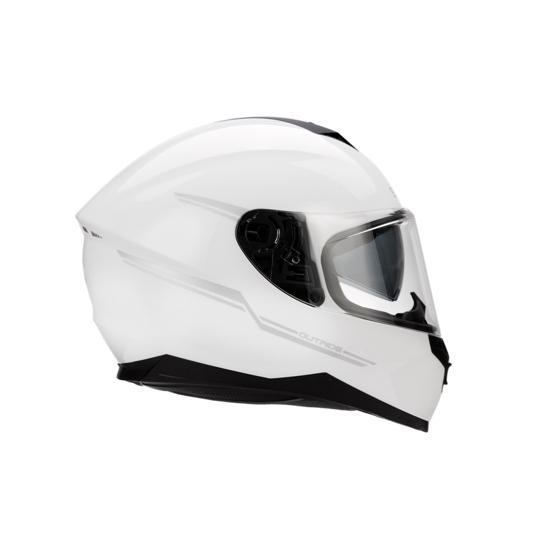Motorhelm met headset SENA Outride glanzend wit