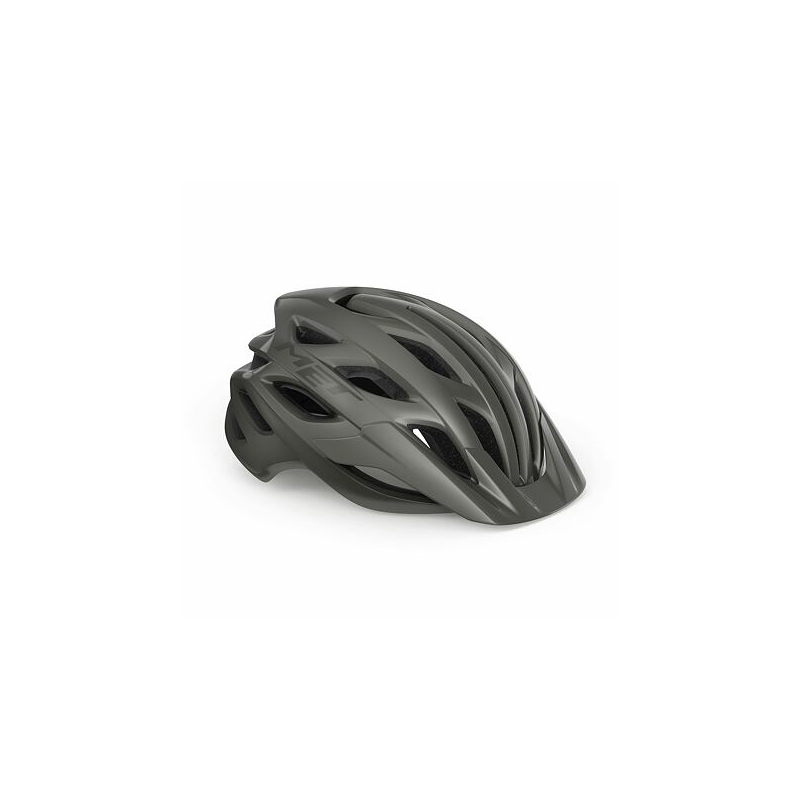 Fietshelm MET Veleno titanium metallic uitverkoop