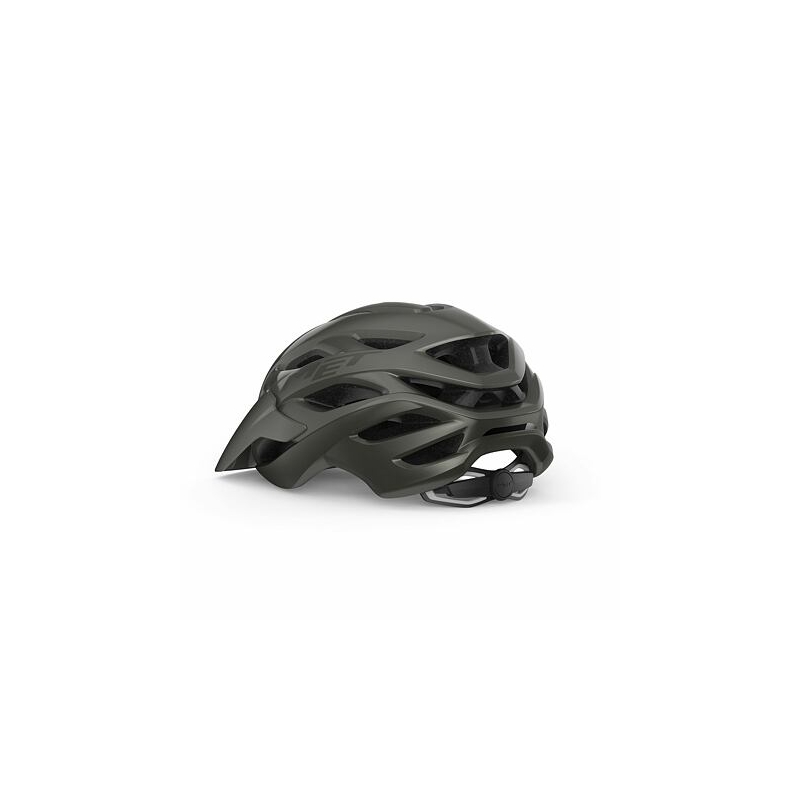 Fietshelm MET Veleno titanium metallic uitverkoop