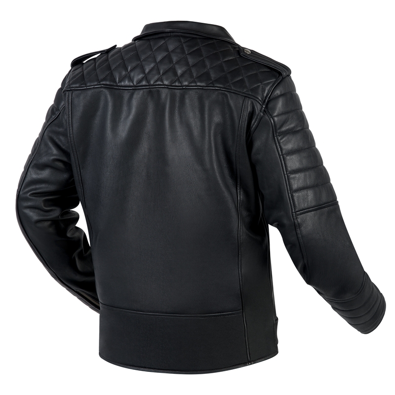 Ozone Ramones Modern Zwart Motorjack uitverkoop