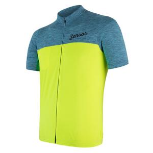 Jersey Sensor Motion blauw-geel - korte mouw uitverkoop