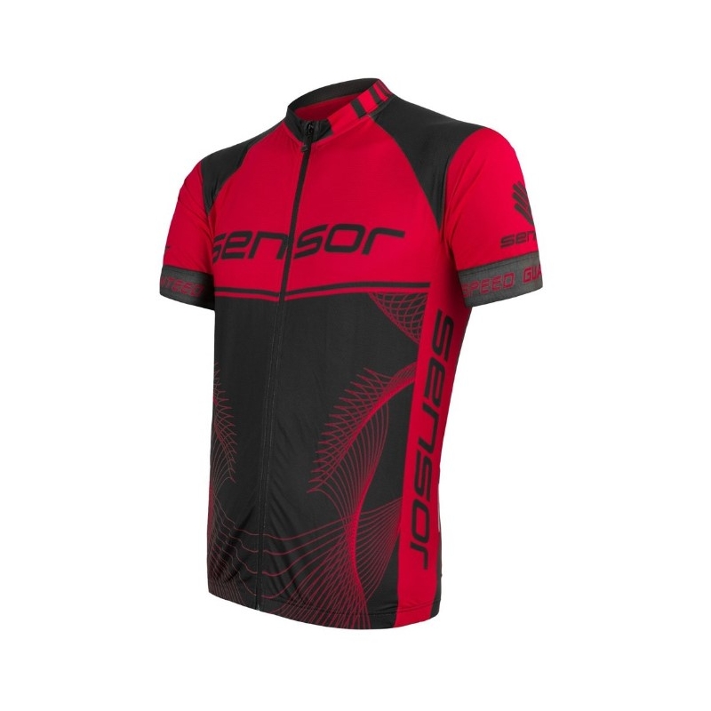 Sensor Team Up-trui zwart-rood - korte mouw uitverkoop