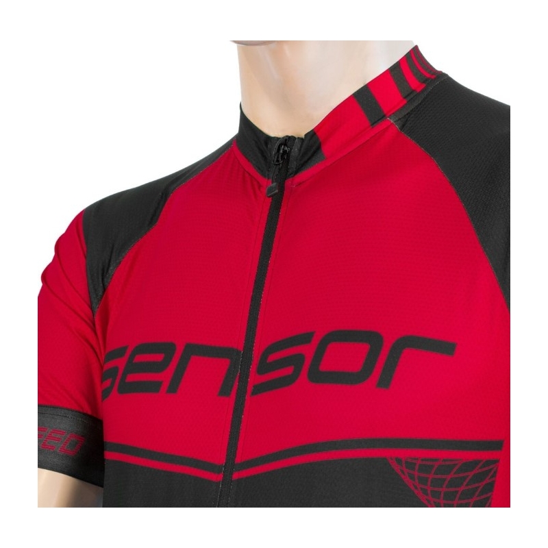 Sensor Team Up-trui zwart-rood - korte mouw uitverkoop