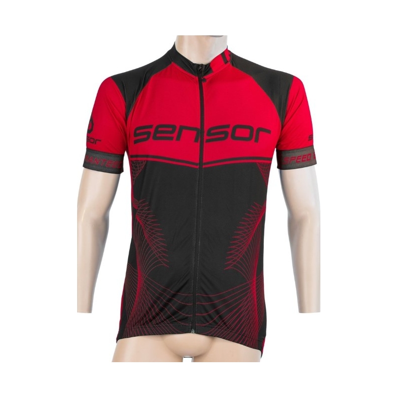 Sensor Team Up-trui zwart-rood - korte mouw uitverkoop