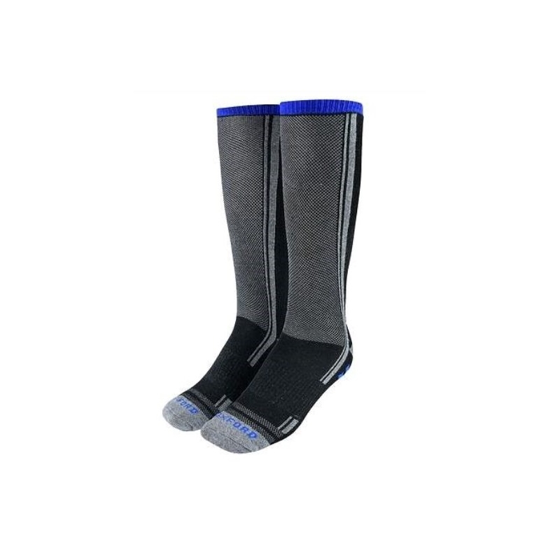 Oxford COOLMAX® sokken grijs-zwart-blauw