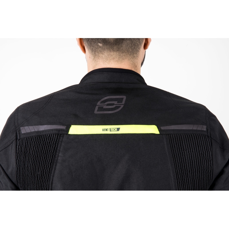 Ozone Delta IV motorjack zwart-fluogeel